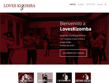 Tablet Screenshot of loveskizomba.com